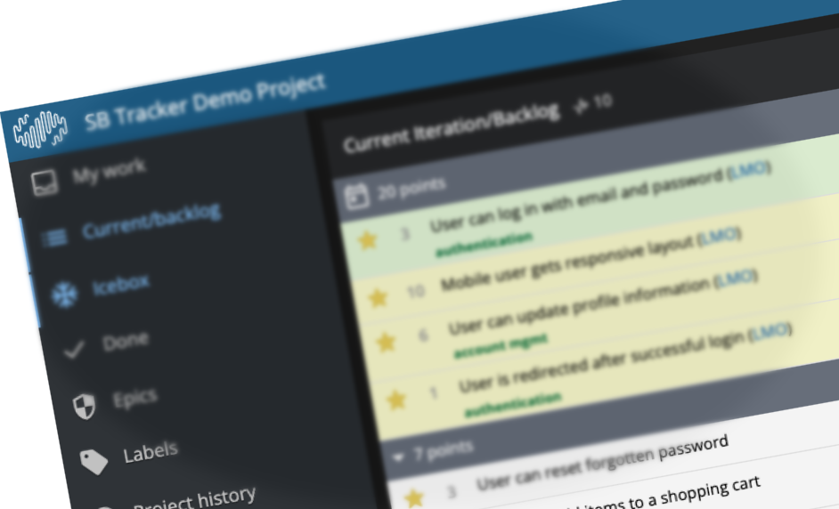 SB Tracker for Project Management